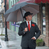 This umbrella hides a fully functional, 20" stainless steel rapier blade. Dependable in storms and other emergencies.
