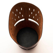 Inside of Leather Crusader Great Helm 