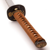 Shogun Kiji Katana hilt with pheasant tsuba and pommel