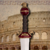Roman Eagle Gladius hilt with brass eagle fittings