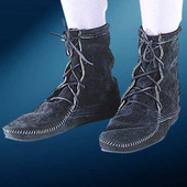 Medieval Low Boots without Fringe