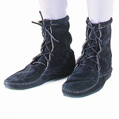 Low Boots without Fringe - Black