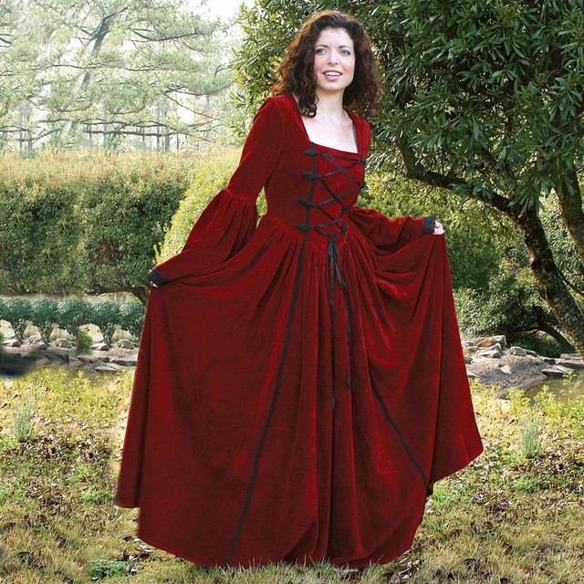 chinese dress ladies Amazon.com: Windlass Rich Amber Taffeta Medieval Lady of Shallot Dress  Scoop Neckline Wide Sleeves Pleated Waistline Lady in Waiting Dress  (Medium) Multi Colored : Clothing, Shoes & Jewelry main image 1