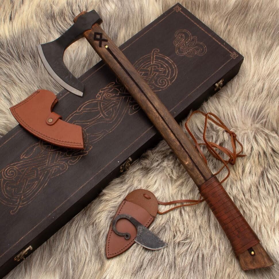 Othala Viking Bearded Axe Set