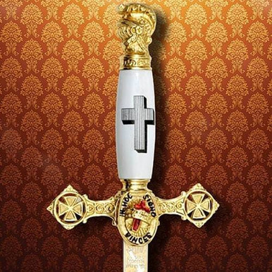 小物 Knights Templar brass sword chain Knights Templar brass sword chain