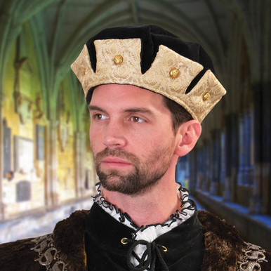 PROCOS Tudor - Diadema Con Capucha Francesa Anne Pearl Para La