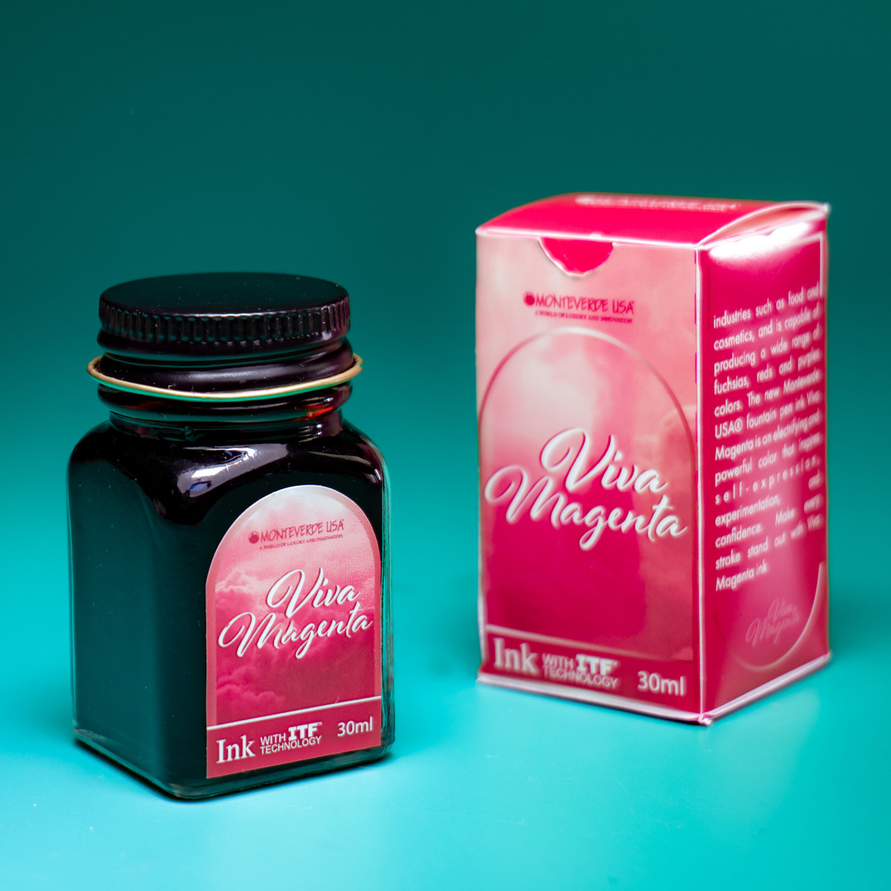 Monteverde USA® 30ml Ink Bottle Viva Magenta