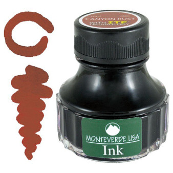 Monteverde USA 90ml Fountain Pen Ink Bottle Canyon Rust