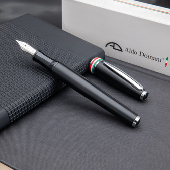 Monteverde USA® Aldo Domani Italia Fountain Pen Matte Black