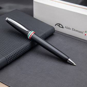 ALFONZETTI☆Ready Monteverde USA® Aldo Domani Italia Fountain Pen Matte Black