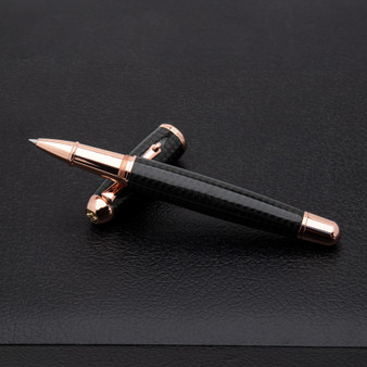 Monteverde USA® Super Mega Carbon Fiber Rosegold Rollerball Pen