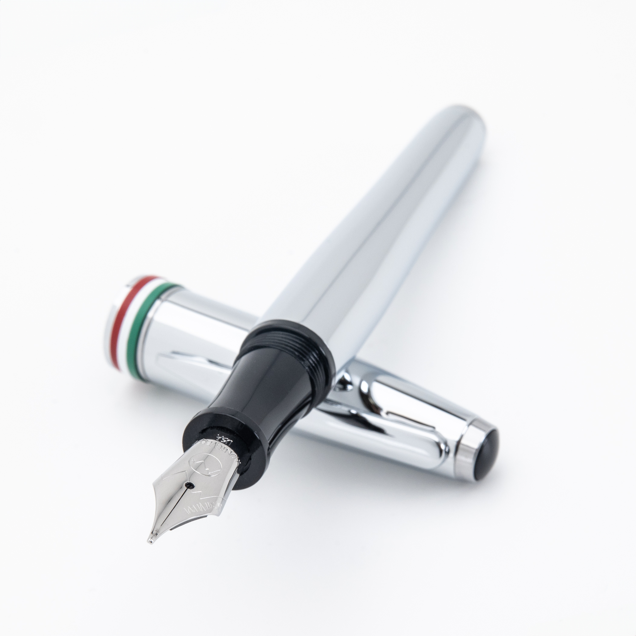 Monteverde USA® Aldo Domani Italia Fountain Pen Matte Chrome