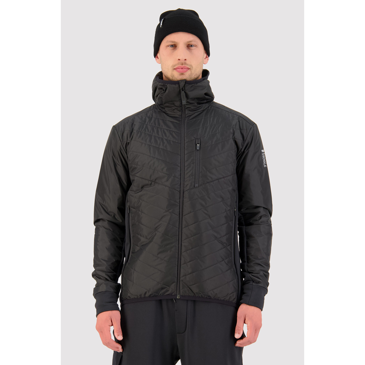 Mons Royale Mens Arete Insulation Hooded Base Layer | Level Nine Sports