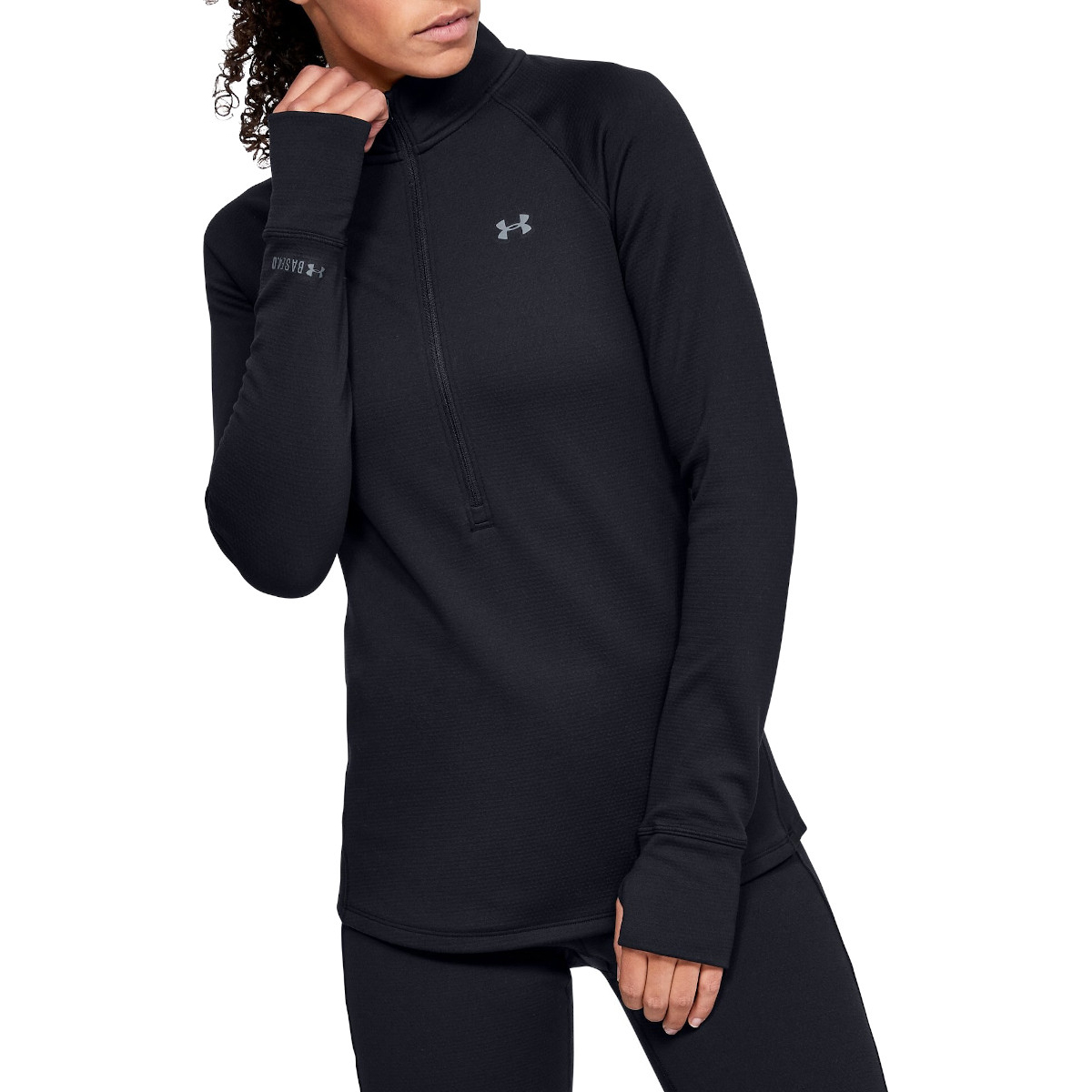 Under Armour Training Cold Gear leggings with reflective detail in