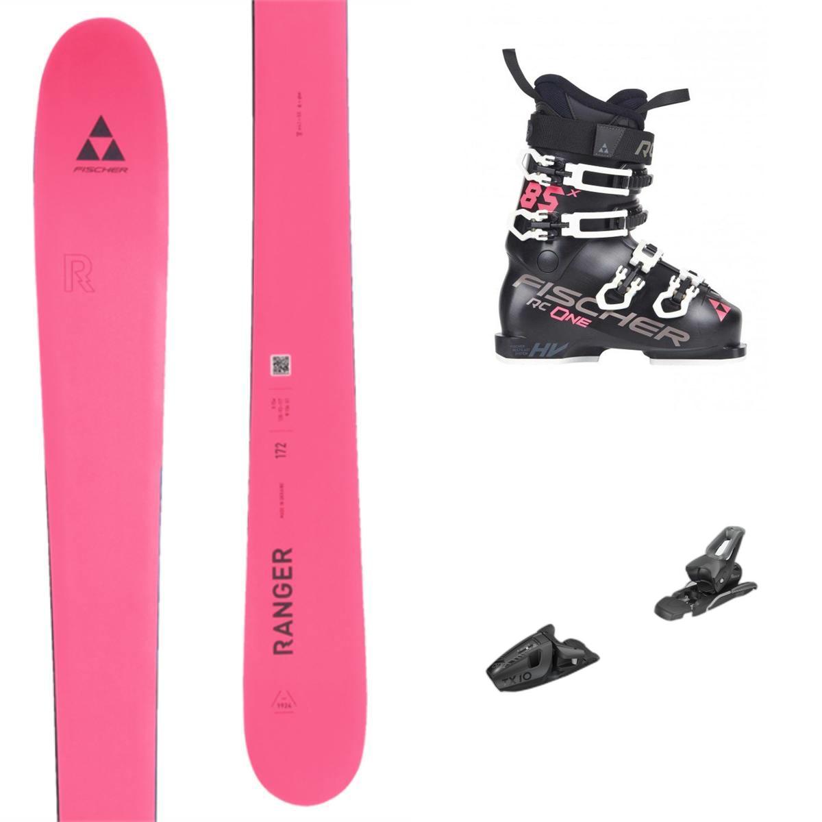 Fischer Ranger Pink Complete Women's Ski Package with | Level Nine Sports