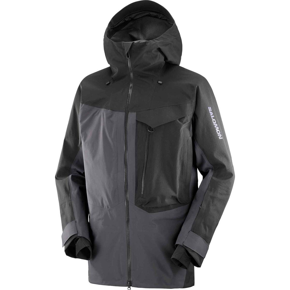 Salomon Moon Patrol Goretex Jacket Deep Black/Per Medium Women's 2024