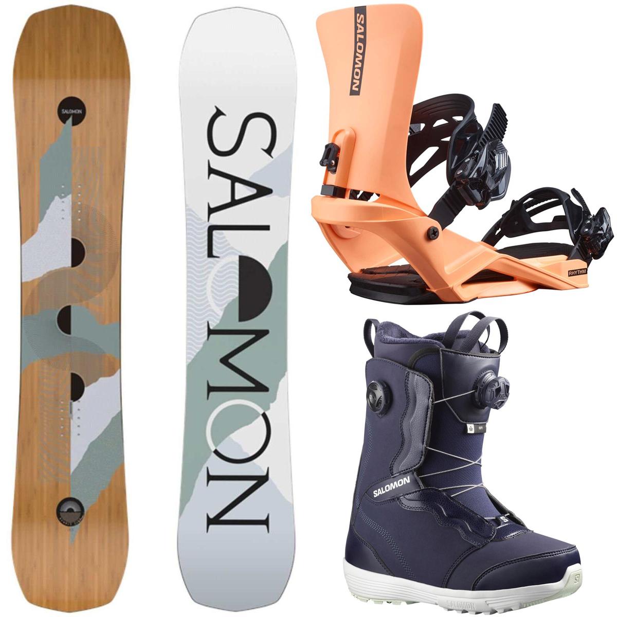 Salomon Rumble Fish Snowboard Women's 2023 with Salomon | Level