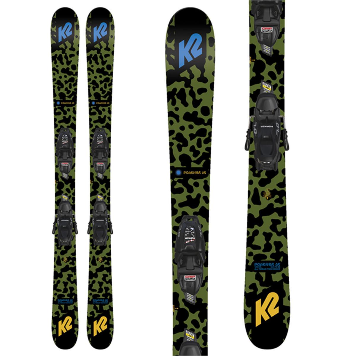 K2 Poacher Jr Skis Kid's 2023 w/ Marker Fdt Bindings 2023