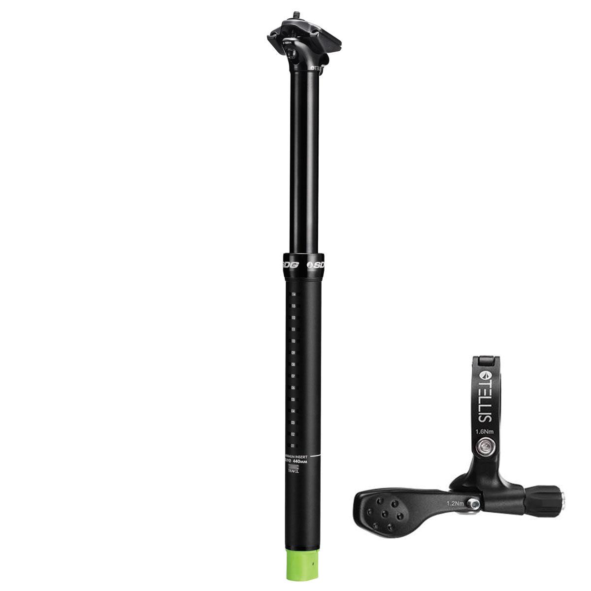 Thomson Elite 31.6 x 400 Dropper Seatpost Remote Lever Black