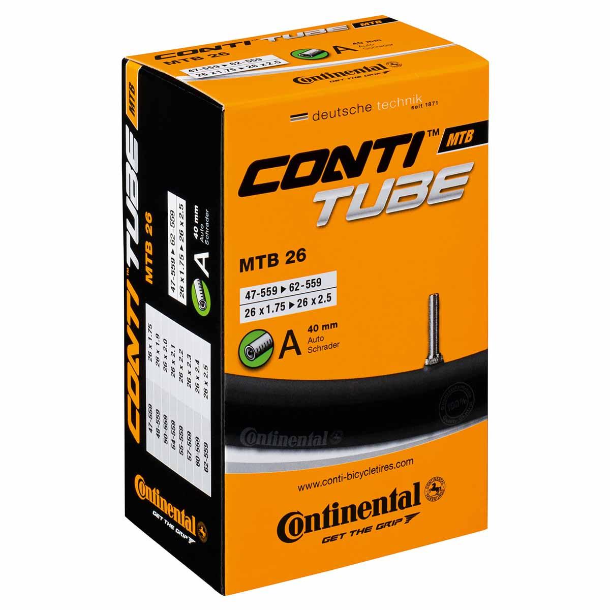 Continental MTB 26 Bike Tube - Damaged Packaging