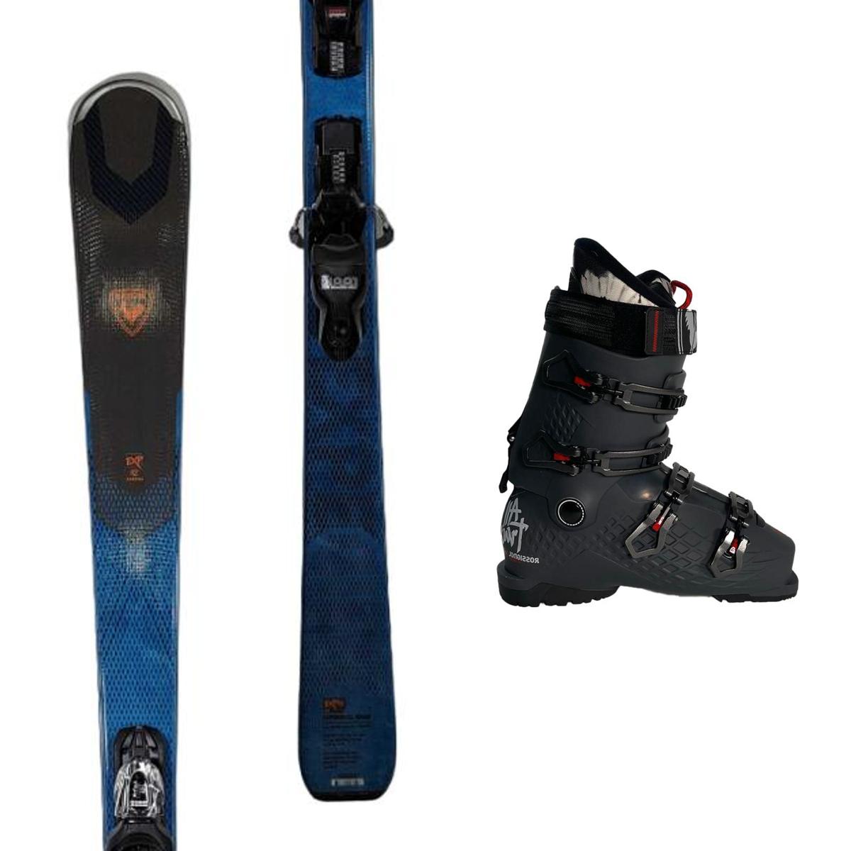 Rossingol Smasher 90 Ski Package with Rossignol Alltrack 100 