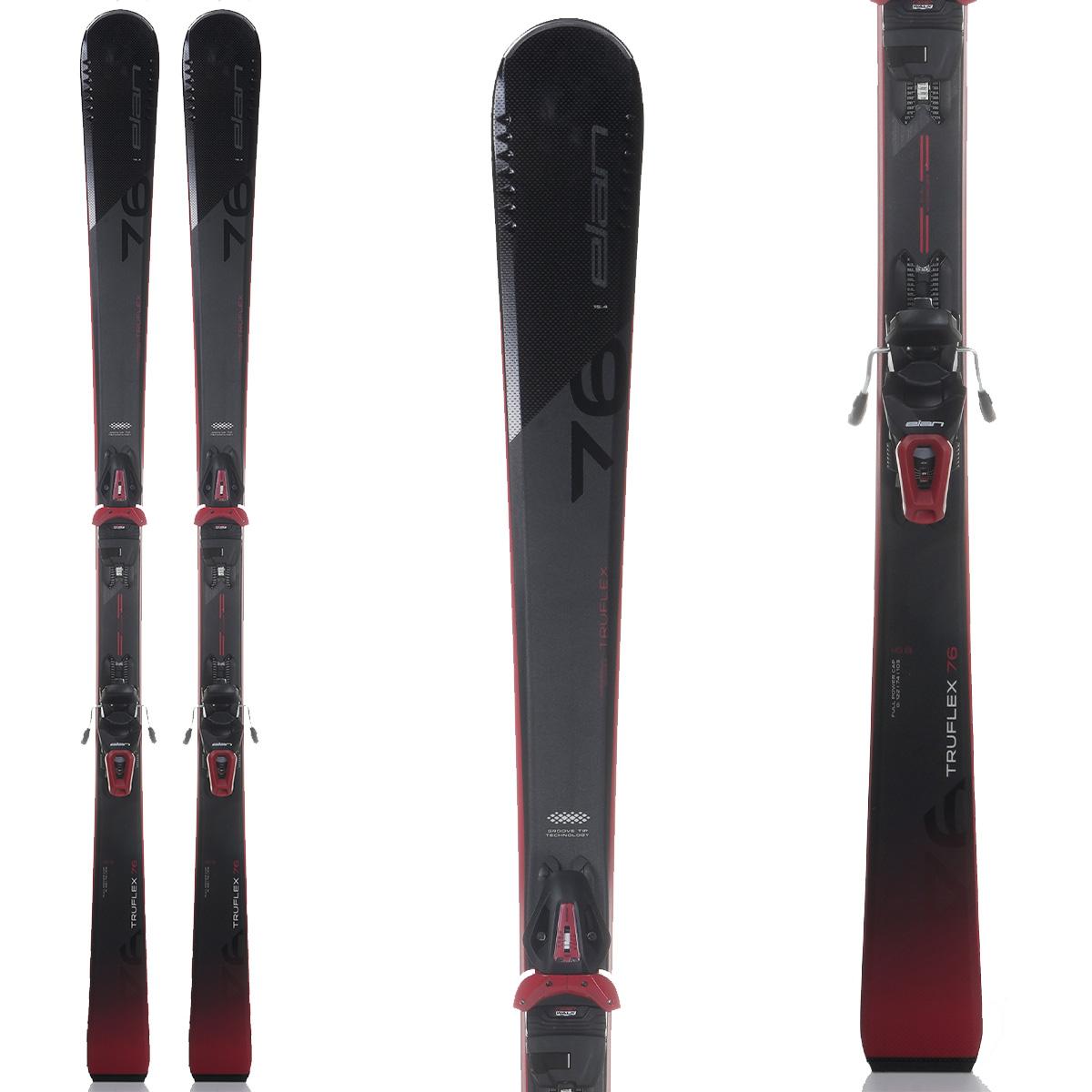 Elan Truflex 76 Black/Red Skis 2023 Level Nine Sports