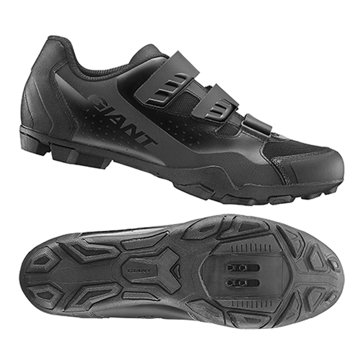 Giant Flux V2 Off-Road Cycling Shoes - 42, Black | Level Nine Sports