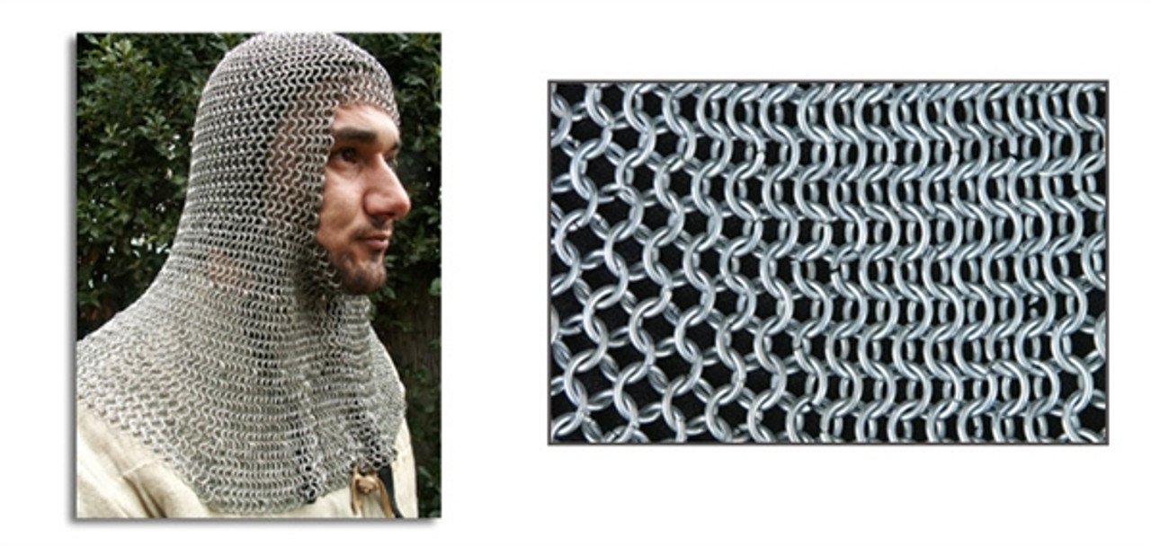 Chainmail Coif - Viking Shield