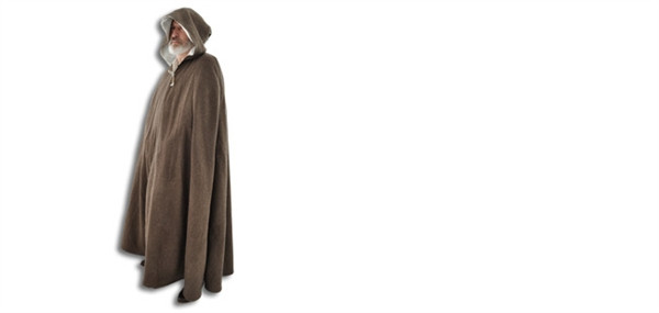 hooded wool cloak