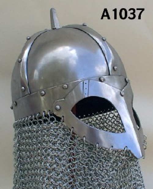 ヴァイキング　ヘルメット　Gjermundbu Gjermundbu Viking Helmet With Aventail 14 Gauge