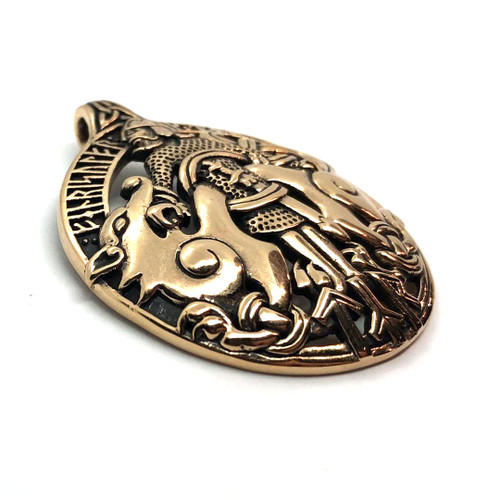  Dryad Design Bronze Norse Tyr God of War Pendant : Clothing,  Shoes & Jewelry
