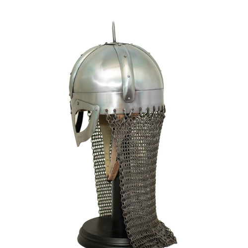 Gjermundbu Viking Helmet With Aventail 14 Gauge