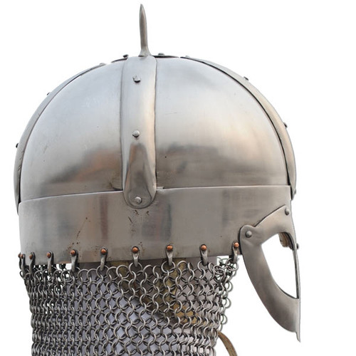 ヴァイキング　ヘルメット　Gjermundbu Gjermundbu Viking Helmet With Aventail 14 Gauge