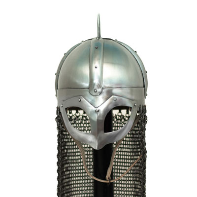 reproduction of 9th century Gjermundbu helmet