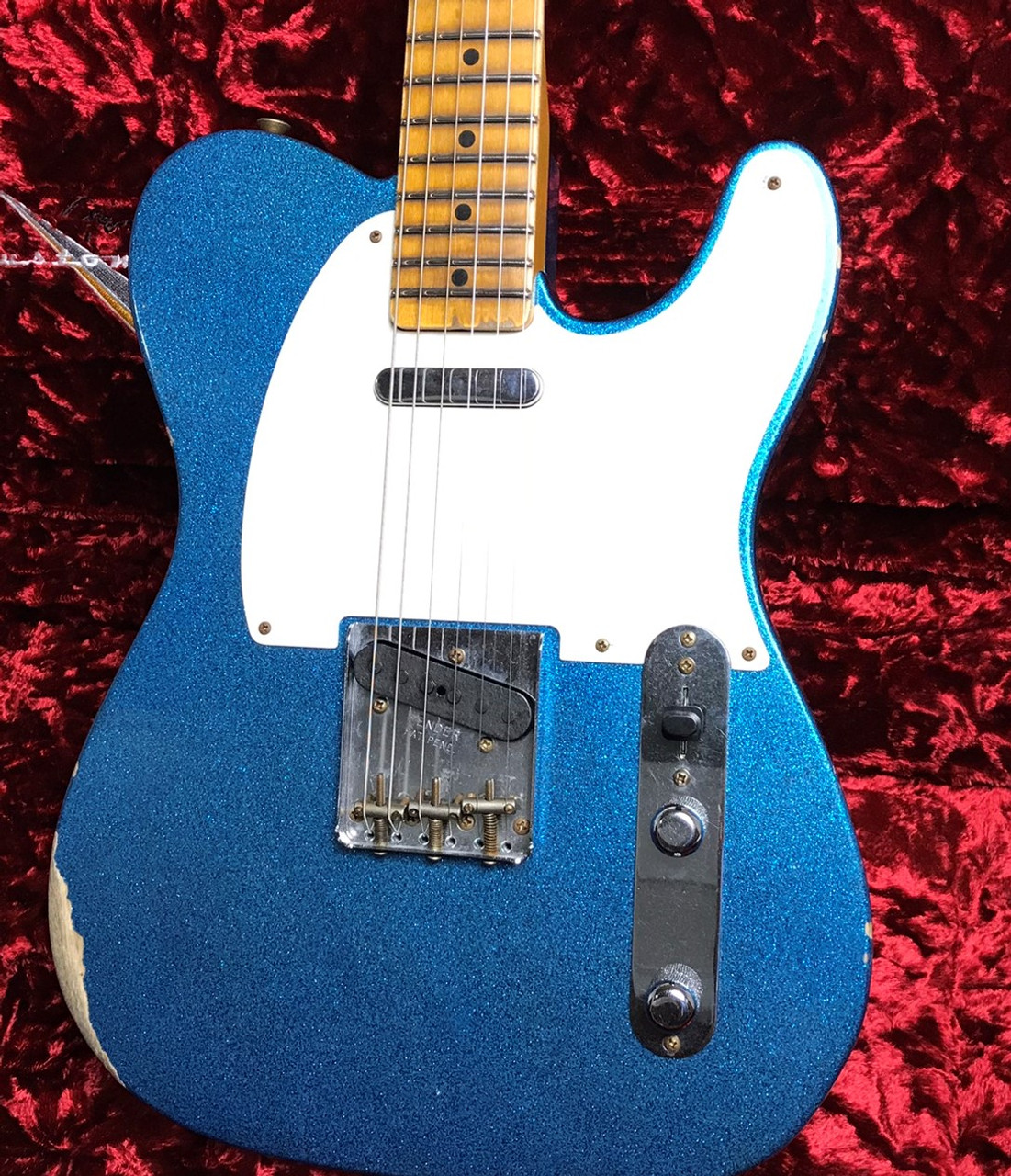 telecaster blue sparkle