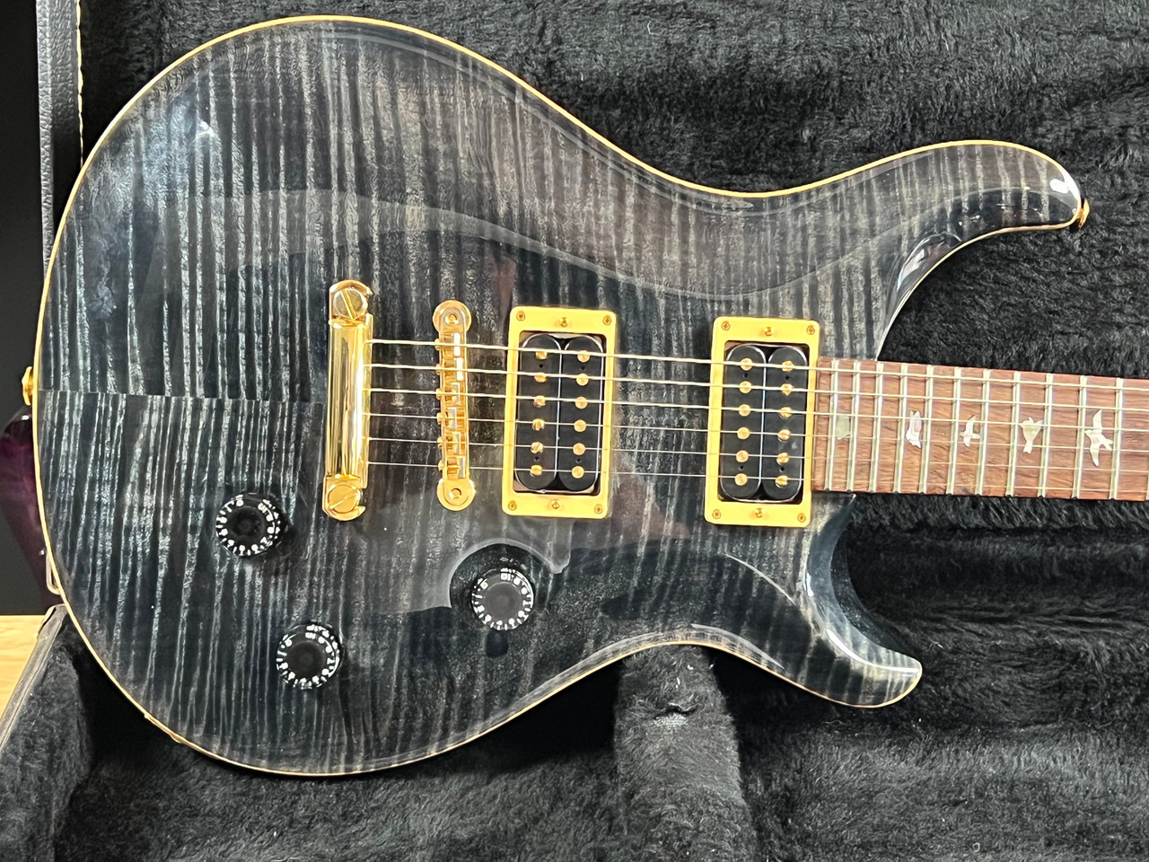 PRS Limited Edition 1990 Gray Black Semi Hollow 260 of 300 - Guitar Maverick