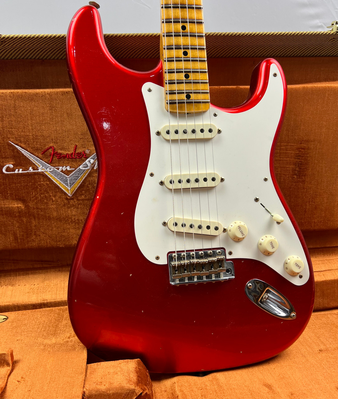 Fender Custom Shop F22 Ltd 56 Stratocaster Super Faded Aged Candy Apple Red