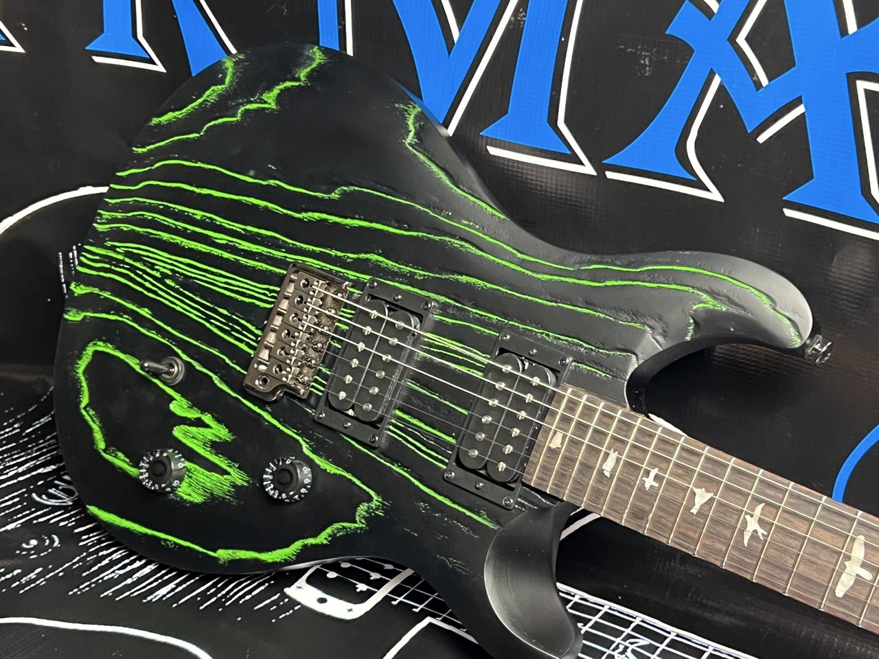 PRS SE Swamp Ash CE 24 Sandblasted 2024 - Sandblasted Green