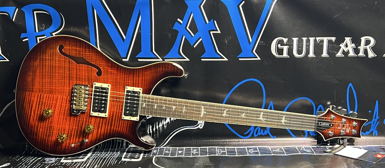 PRS SEカスタム24 Amazon.com: PRS SE Custom 24 Semi-Hollow Piezo, Orange Tiger