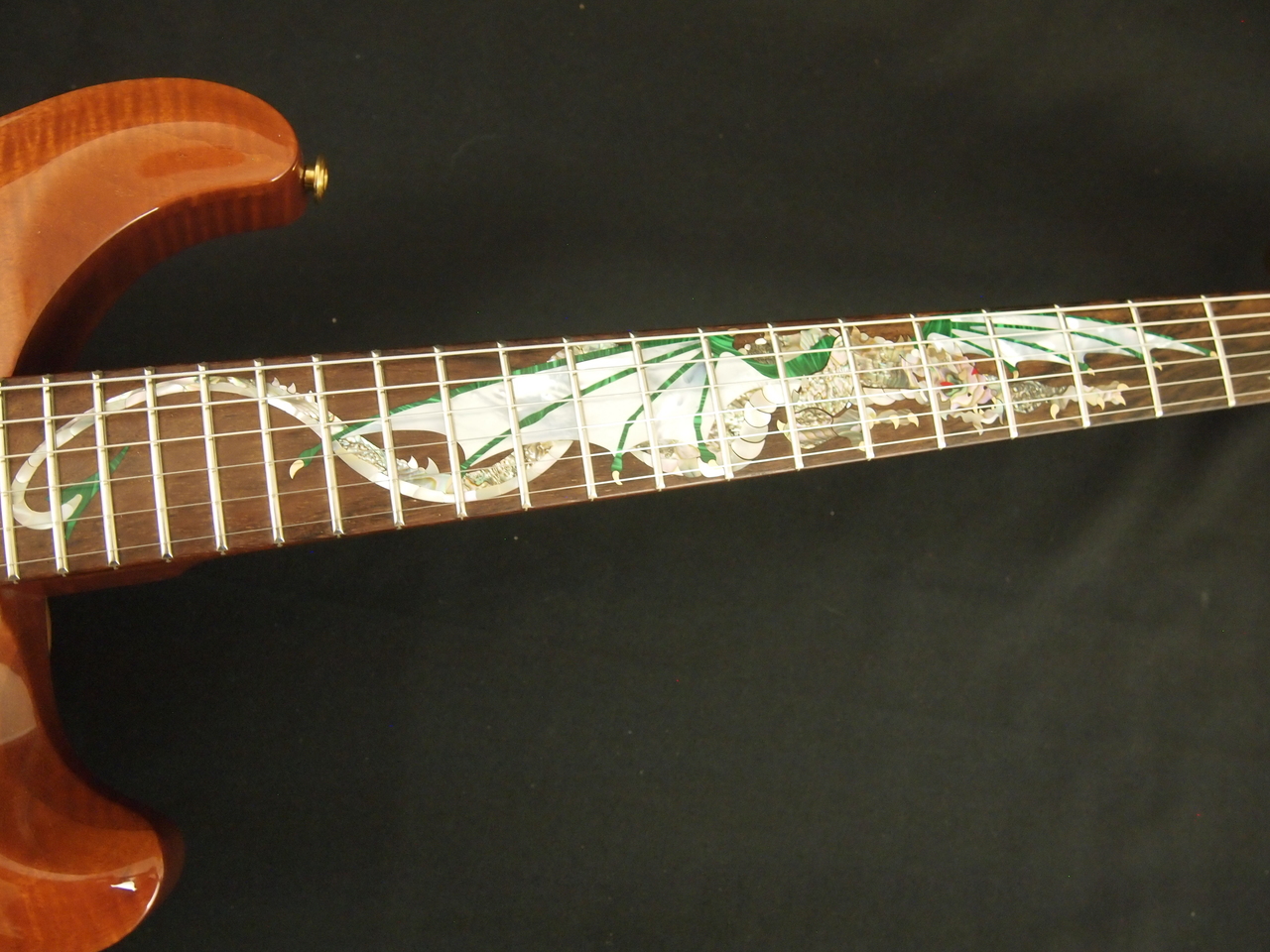 prs dragon inlay guitar