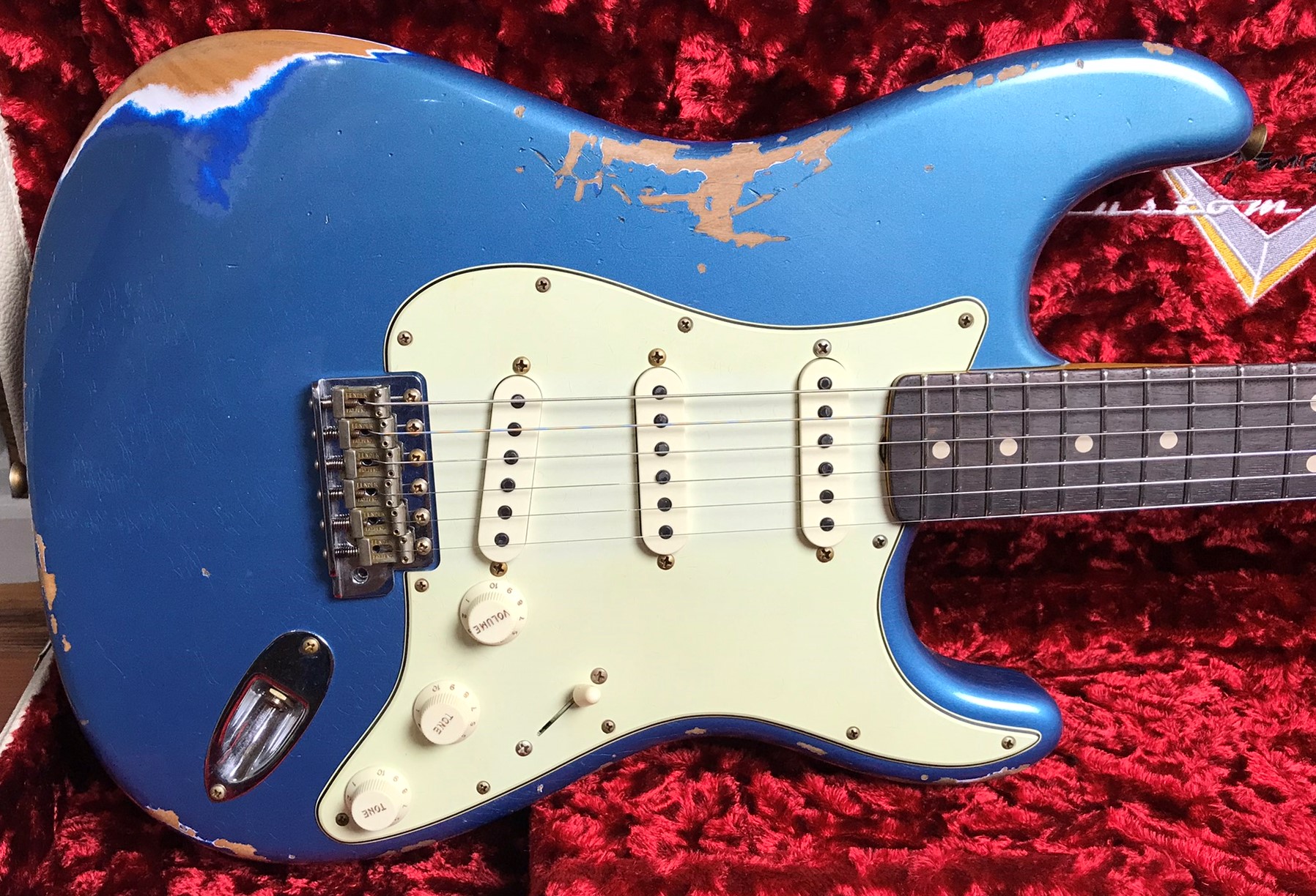 Fender Custom Shop W21 '63 Reissue LTD Stratocaster Heavy Relic Aged Lake  Placid Blue