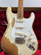 FENDER CUSTOM SHOP LIMITED EDITION '56 STRATOCASTER SUPER HEAVY RELIC AGED INDIA IVORY