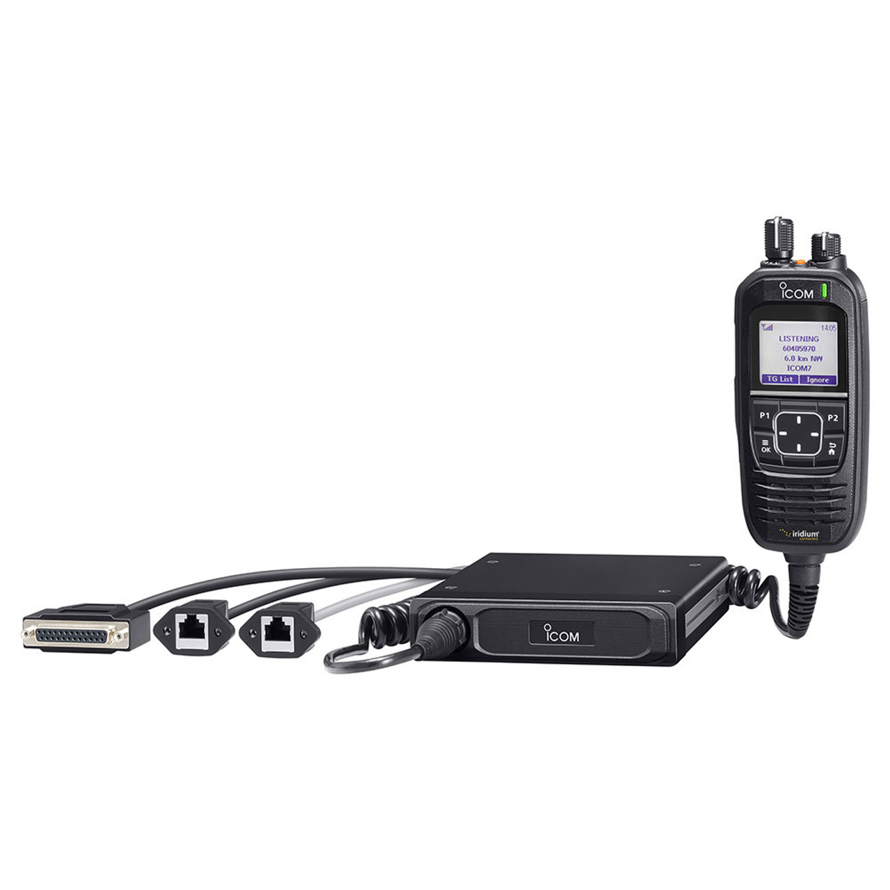 Icom IC-SAT100M Fixed Mount Satellite PTT Radio (Push-To-Talk)