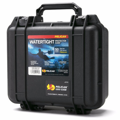 Pelican 1200 Carry Case (Black)