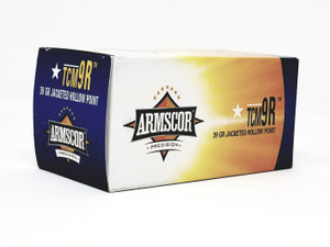 Armscor 22 TCM 9R Ammunition 50328 39 Grain Jacketed Hollow Point Value Pack of 100 Rounds