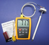 K-Type Thermometer w High Temperature Ceramic Probe Furnace Kiln CR-7