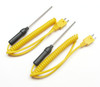 Stainless Steel K-Type Thermocouple Insertion Probe 3" - Set of 2 