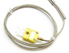 Ultra Thin 1 mm Stainless Steel K-type Thermocouple Probe 5 ft