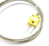 Ultra Thin 1 mm Stainless Steel K-type Thermocouple Probe 2 ft