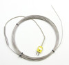 32 ft long stainless steel Type K thermocouple, 1/16 inch diameter